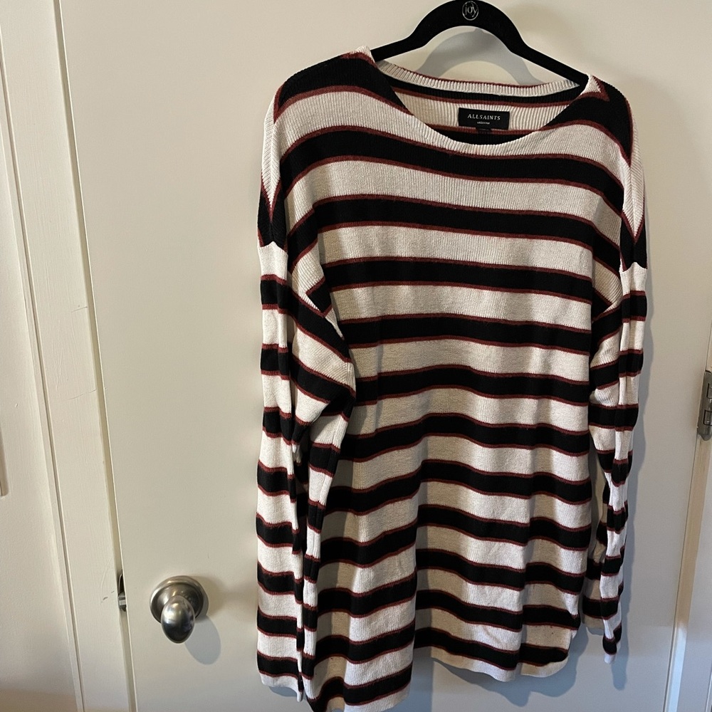 Striped Knit Allsaints Sweater